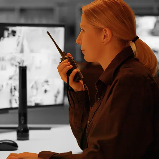 Private investigator conducting surveillance